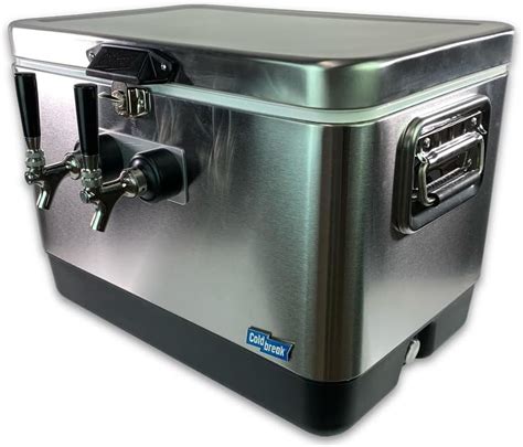 wrapped stainless steel jockey box|coldbreak 2 tap jockey box.